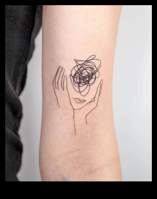 Sīki žetoni: izsakiet sevi ar minimālisma eleganci tetovējums