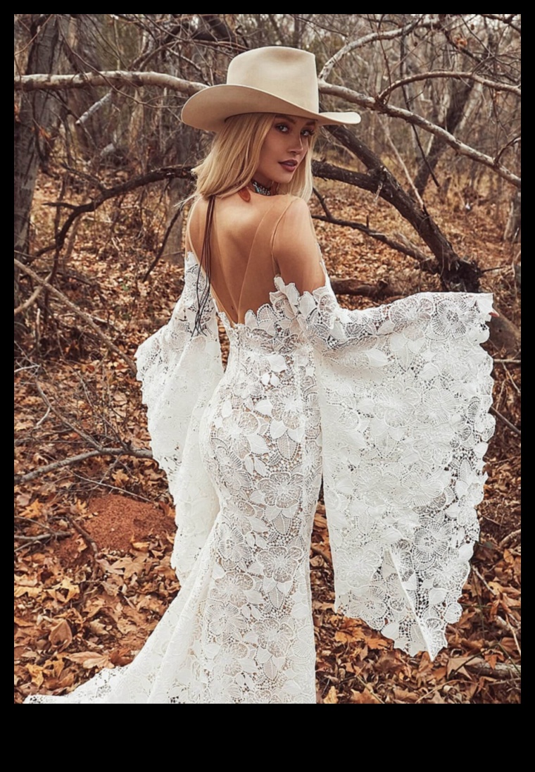 Boho Beauty Nature's čuksti kāzu kleitu šarmā 2 Boho Beauty: dabas čuksti kāzu kleitas šarmā