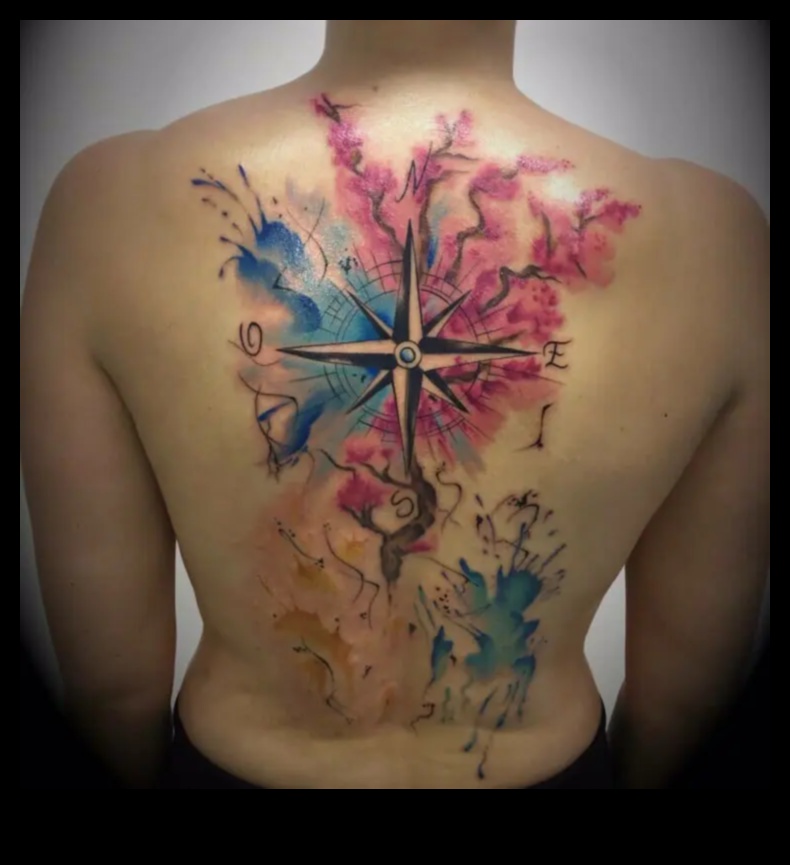 Krāsu audekls: dinamiski akvareļu tetovējumi jums