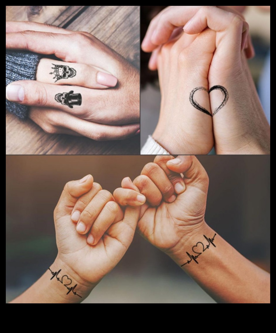 Saistīts uz mūžu: pāra tetovējumi, kas atspoguļo mūžīgo mīlestību