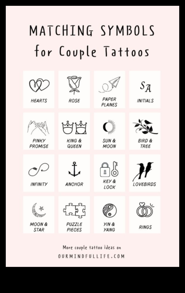 Saistīts uz mūžu: pāra tetovējumi, kas atspoguļo mūžīgo mīlestību