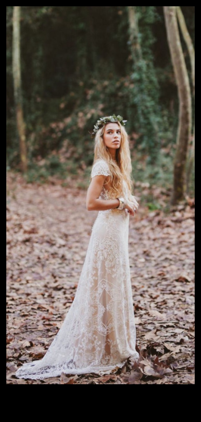 Brīvprātīgi solījumi: Bohēmijas kāzu kleitas svētlaime