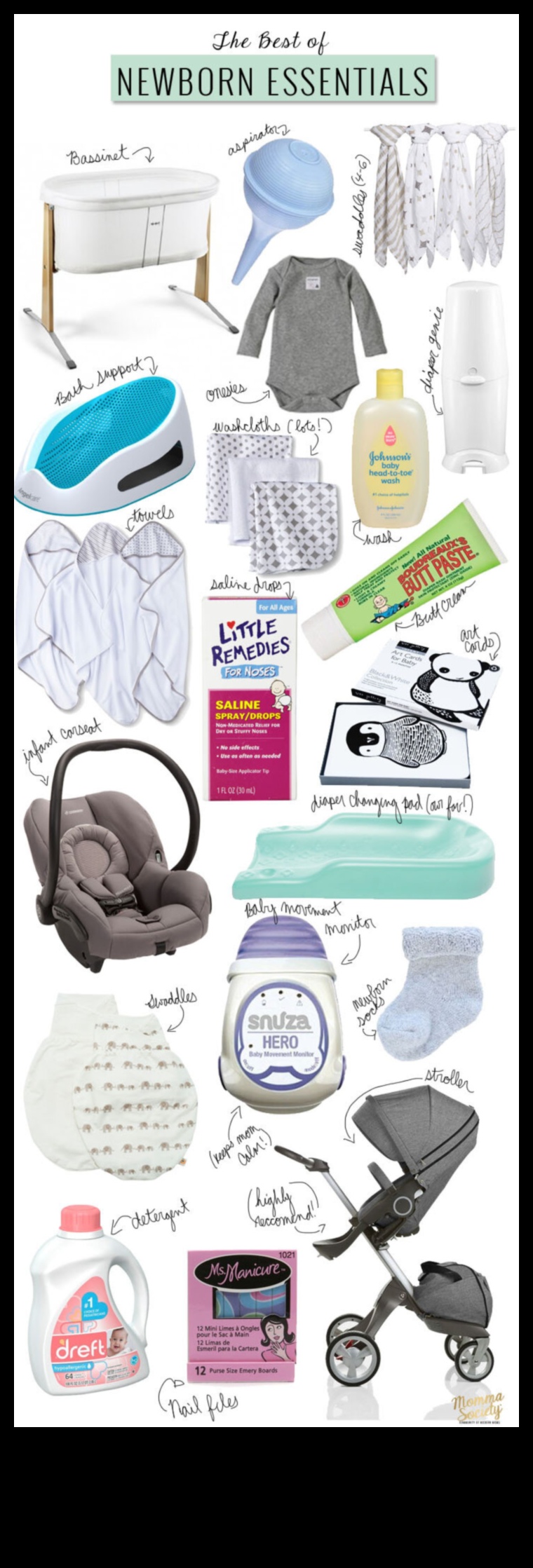 Baby Bliss Basics Praktiska rokasgrāmata par svarīgāko aprīkojumu, kas nepieciešams jūsu jaundzimušajam 2 Baby Bliss pamati: Essential Gear Guide