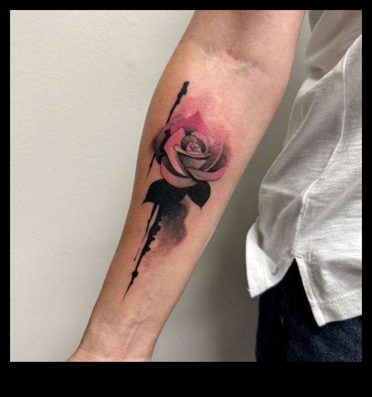 Tintes kaskāde: akvareļu tetovējumi mākslinieciskā skaistuma spektrā