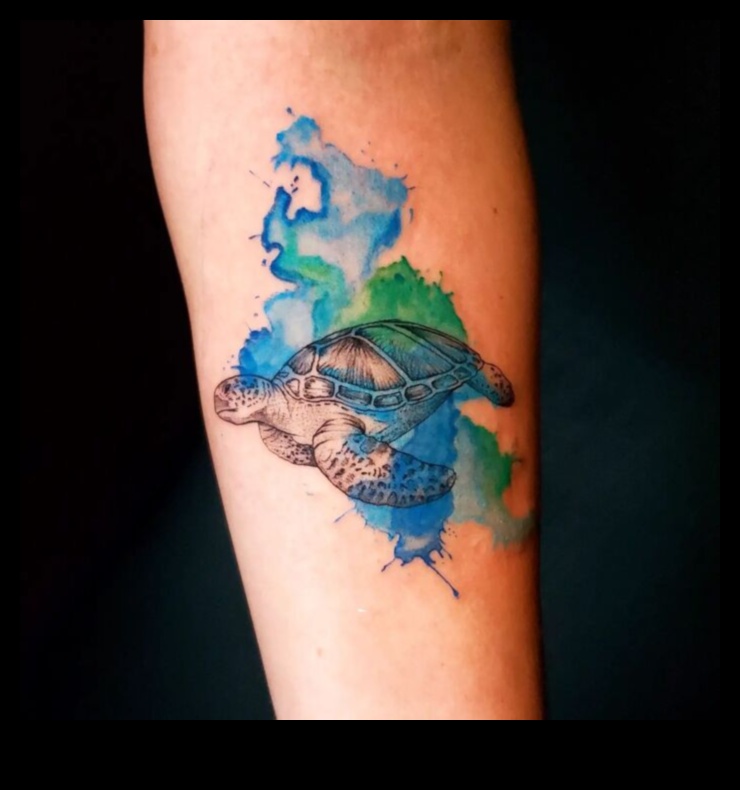 Tintes kaskāde: akvareļu tetovējumi mākslinieciskā skaistuma spektrā