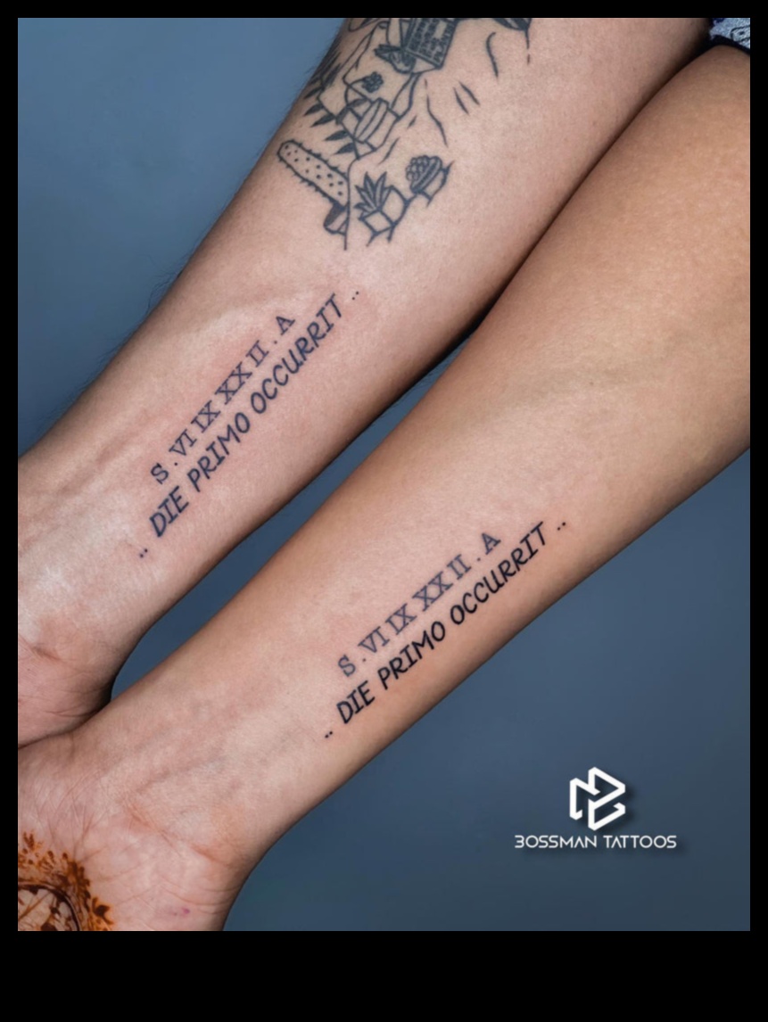 Ink Fusion pāra tetovējumi, kas simbolizē mūžīgo mīlestību 7 Tintes saplūšana: pāra tetovējumi, kas apvieno sirdis un dvēseles skaistā mākslā