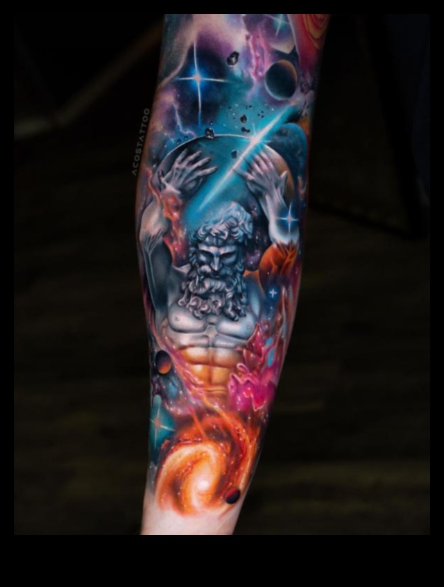 Debesu audekli: kosmiskas un iedvesmojošas tetovējumu idejas