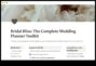 Bridal Bliss Blueprint jūsu informācija kāzu plānošanai ar ārā zem spiediena