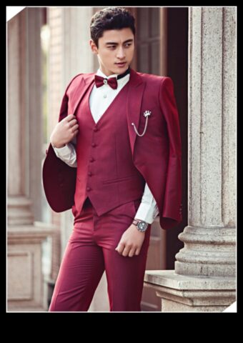 Pēc pasūtījuma izgatavots Triumph Groom tērps, kas liks jums pateikt, wow!