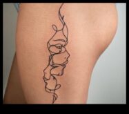 Tintes čuksti, minimālisma tetovējumi, kas stāsta