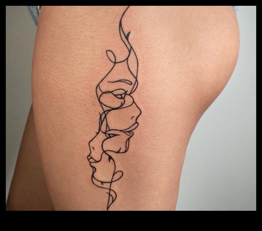 Tintes čuksti: minimālisma tetovējumi, kas čukst klusus stāstus