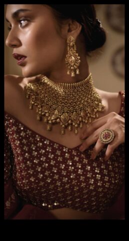 Zelta līgavas rotaslietas modernai līgavai